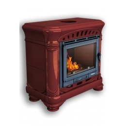 Каминная облицовка КимрПечь Модерн пристенная Вишня